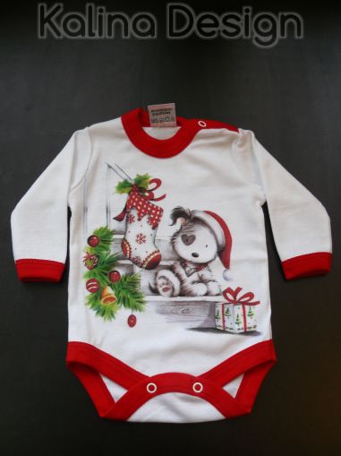 Коледно Бебешко боди-вариант 3!