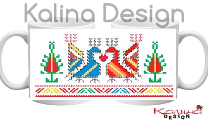 Чаша с печат БЪЛГАРСКА ШЕВИЦА модел 3