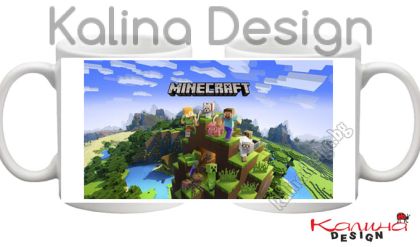 Чаша с картинка MINECRAFT