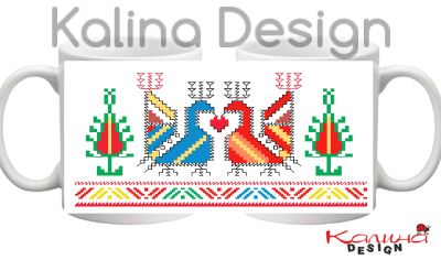 Чаша с печат БЪЛГАРСКА ШЕВИЦА модел 3