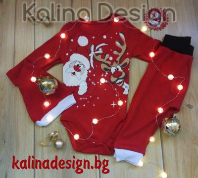 Комплект Бебешко боди, панталон и шапка