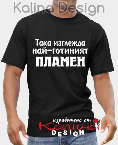 Тениска Така изглежда най-готиният Пламен