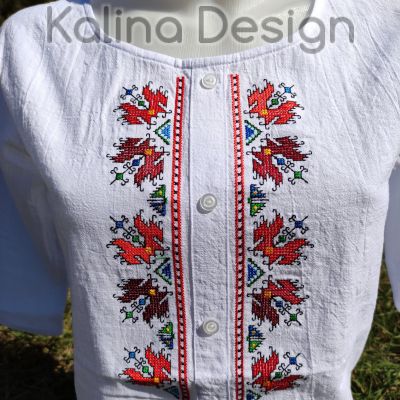 Дамска блуза с бродерия българска Шевица- модел 14
